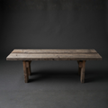 Custom Solid Wood Backless Bench