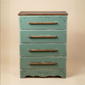The Vintage Hand-Painted Botanical Cottage Chest